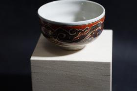 日本海外瓷祥乐造抹茶碗一个