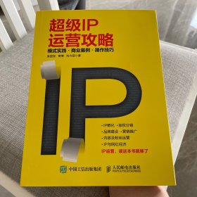 超级IP运营攻略 模式实践 商业案例 操作技巧