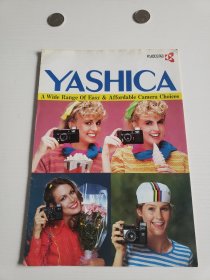 八十年代日本YASHICA相机宣传彩页（英文）