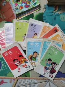 广东80后90年代小学语文课本全套缺第7册 广东小学语文1~12册六年制语文