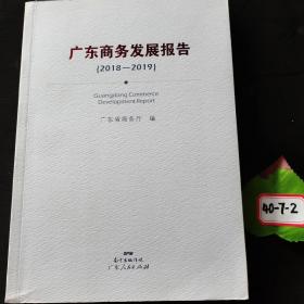 广东商务发展报告（2018—2019）