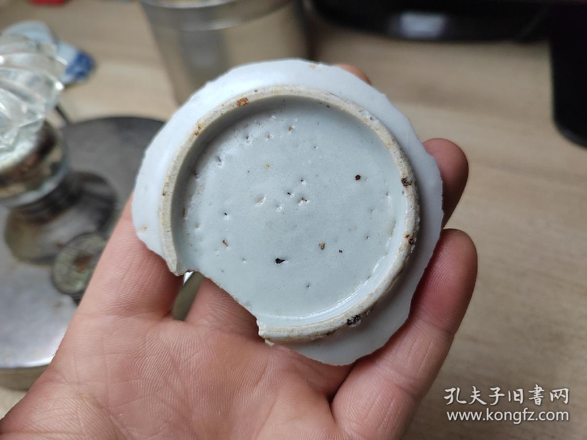 明代 青花螭龙纹大碗瓷片标本