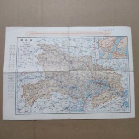 湖北省地图（1966年带语录）
