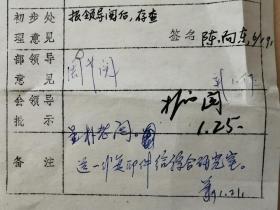 【赵朴初与河南佛教】1986年，赵朴初关于少林寺问题的政协发言亲笔修改稿。1990年，按赵朴初的意见，国家宗教事务局就给河南宗教局下了措辞严厉的文件：登封县委把少林寺作为风景区划归宗教科领导、寺庙门票收入，除核留寺庙的日常费用开支外、由嵩山管委会统一规划、管理使用…应纠正错误作法、不得抽调寺观资金。中国佛教协会赵国忱、陈向东、萧秉权等呈报，赵朴初亲笔签阅。副秘书长倪强给释永信法师的便条及文章。