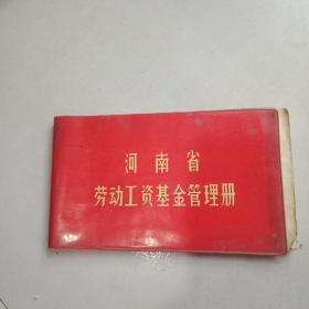 河南省劳动工资基金管理册