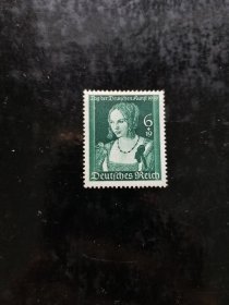 德国1939年丢勒绘画邮票威尼斯女人
品相如图，原胶贴票。热门品种。保真，包挂号，非假不退