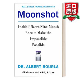 英文原版 Moonshot 辉瑞登月任务 拯救人类的疫苗研发计划 辉瑞CEO艾伯乐 英文版 进口英语原版书籍