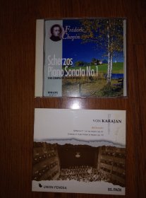 原版2CD 
chopin/harasiewitz,  beethoven/karajan  可分售