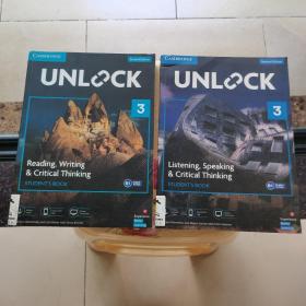 UNLOCK 3 Studnet's Book 二册合售