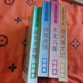 金庸著名武侠小说绘画本全套（倚天屠龙记、神雕侠侣、射雕英雄传、天龙八部）