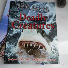 100 facts Deadly Creatures 100个事实系列 儿童科普知识大全百科英语