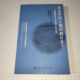 谁是中国土地的拥有者：制度变迁、产权和社会冲突