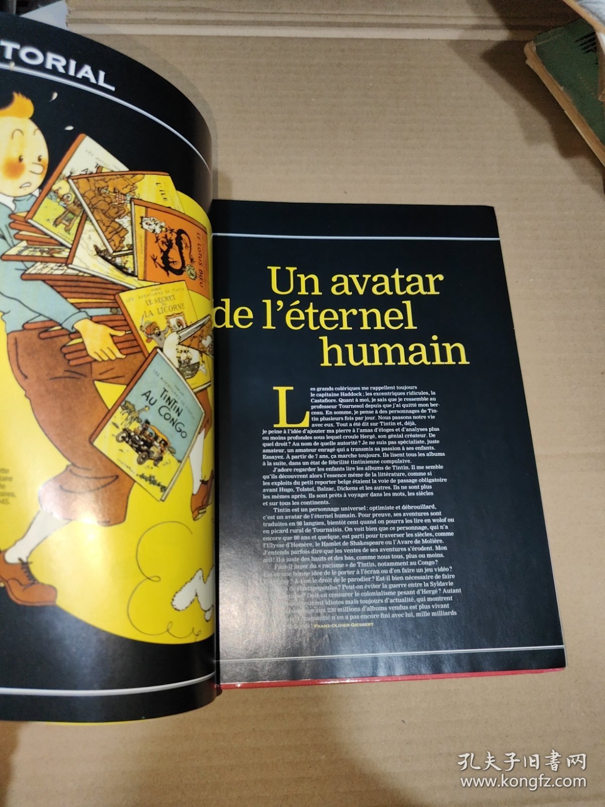 法文原版：LES PERSONNAGES DE TINTIN DANS L'HISTOIRE（《丁丁历险记》中的历史角色）