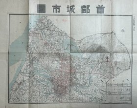 南京地图，民国时期，约为1936年前后绘制
