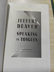 jeffery deaver speakng in tongues（精装本）