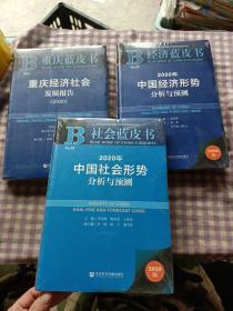 社会蓝皮书：2020年中国社会形势分析与预测，重庆经济社会发展报告，中国经济形势分析与预测〈三本售〉