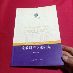大国宪治丛书：宗教财产立法研究(内页干净)