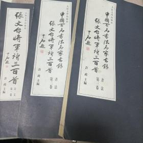 张文台将军诗三百首全三册