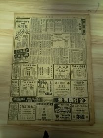 1948年1月26日新闻报一张(11-12版)，内有追还寒山寺唐钟，恨水的纸醉金迷(第四十七章)，七星的男勤女俭，珊奇的战后西游记，陈白沙传，豪华大邮船，恒异典记钱庄-汇款免费，司克铁康瑞士汉弥尔钟表行广告，茂昌眼镜公司广告，猎狗牌香烟广告，餐饮广告-马乐记-八十万元菜-格外丰盛-只吃大盘-包吃十人、喜庆宴会、如蒙定菜、到府接洽，马永记-年夜饭请早预定，五龙园(80万-雪菜冬笋、五味全鱼)等