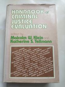 HANDBOOK OF CRIMINAL JUSTICE EVALUATION