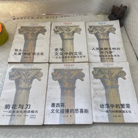 世界文化丛书（6本合售）菊花与刀-日本文化的诸模式 墨西哥：文化碰撞的悲喜剧 动荡中的繁荣——魏玛时期德国文化 犹太——充满‘悖论’的文化 人类早期文明的“木乃伊”——古埃及文化求实 史学，文化中的文化——文化视野中的西方史学