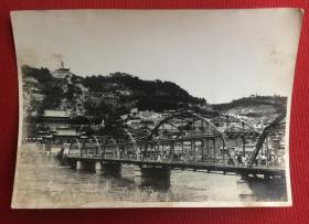50年代初兰州中山桥 老照片