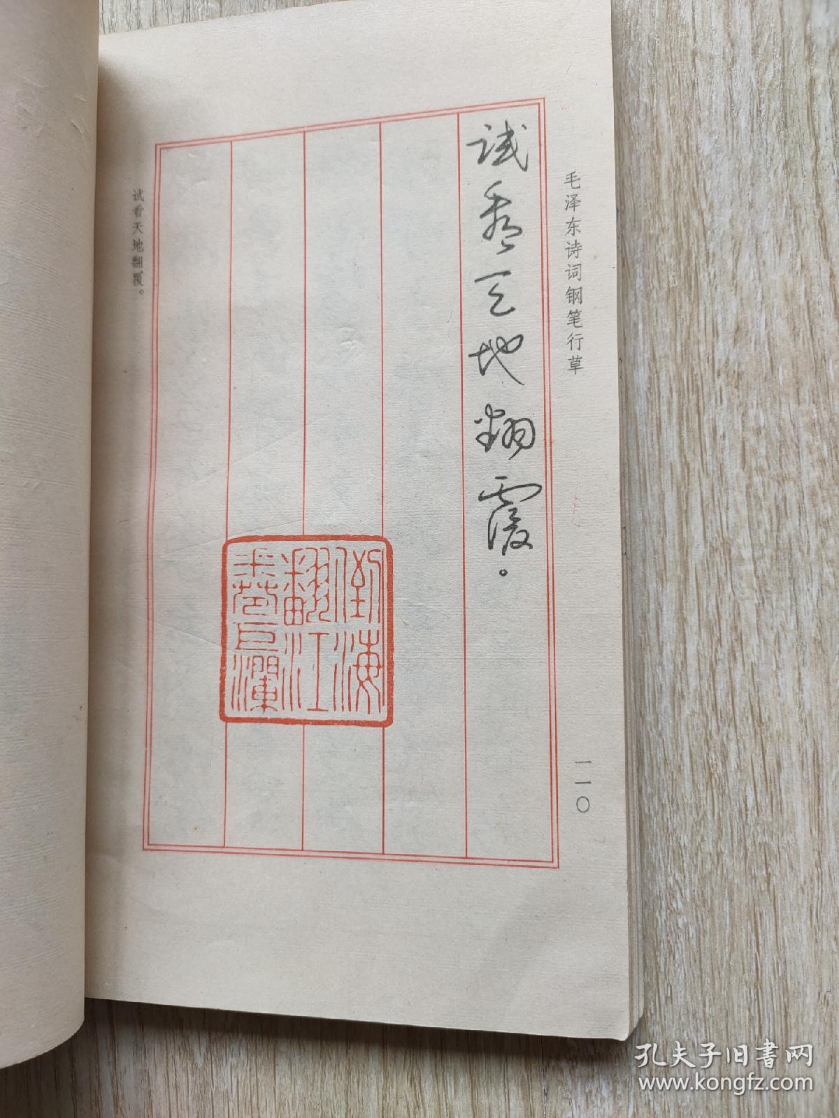 毛泽东诗词钢笔行草