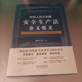 中华人民共和国安全生产法条文要义