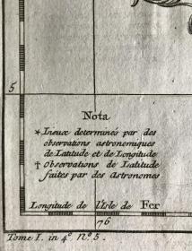 1752年，雅克 尼古拉斯 贝林（Jacques Nicolas Bellin）《波斯海岸 古吉拉特邦 马拉巴尔地图》法语，极为珍贵高质量的古版波斯海岸，印度、巴基斯坦西海岸，阿曼湾及马尔代夫群岛等等详细地图。雕刻师：雅各布斯 范德斯利（Scheley Jacobus Van Der,）防酸纸，23x28.5cm。