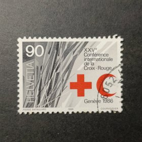 瑞士邮票，1986年红十字 红新月会邮票