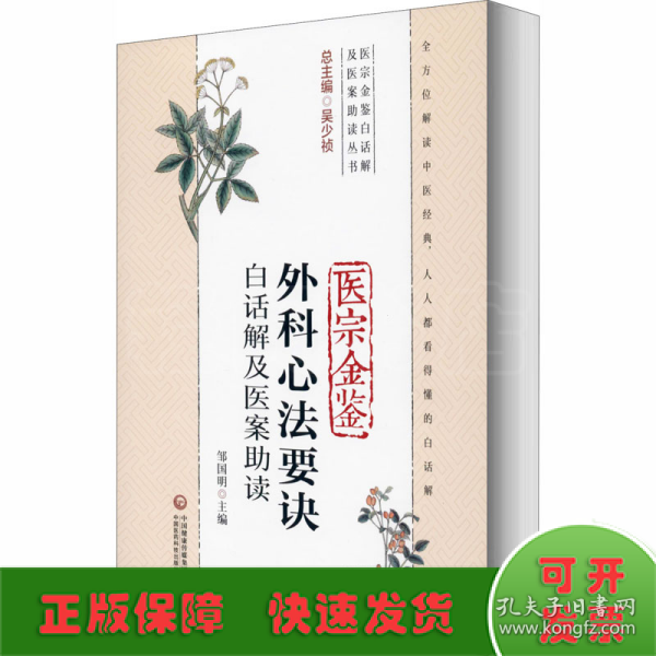 医宗金鉴外科心法要诀白话解及医案助读（医宗金鉴白话解及医案助读丛书）