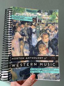 北京现货The Norton Anthology of Western Music  (Vol. 1) 乐谱 英文原版 诺顿西方音乐选集 古代到巴洛克风格