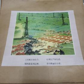 70年代画片   韶山等正反面24张《粘四角》