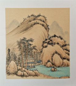 无款山水小品卡纸（65）