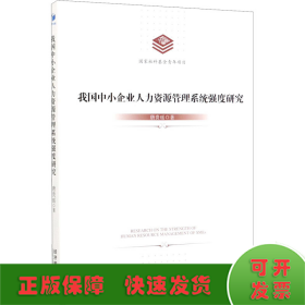 我国中小企业人力资源管理系统强度研究