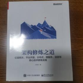 架构修炼之道——亿级网关、平台开放、分布式、微服务、容错等核心技术修炼实践