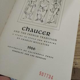 CHAUCER  原版英文书