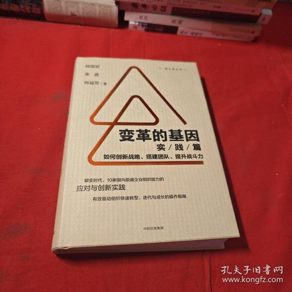 变革的基因：如何创新战略、搭建团队、提升战斗力（实践篇）