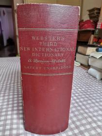 Webster's third New International English Dictionary 韦氏第三版新国际英语大词典