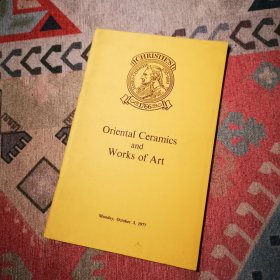 Oriental ceramics and works of art 1977年10月3日 伦敦佳士得 中国陶瓷和艺术品拍卖图录