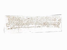 1297年，西班牙 加泰罗尼亚地区 羊皮纸 手稿 契约或特许状