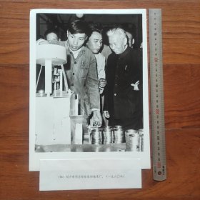 超大尺寸：1959年，刘少奇视察洛阳轴承厂，河南省委书记吴芝圃（右二）陪同（袋1262--94号）