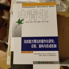 动态能力理论的操作化研究:识别、架构与形成机制011