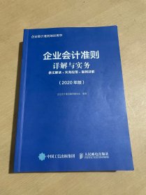 企业会计准则详解与实务条文解读实务应用案例讲解2020年版