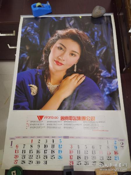1991年香港明星挂历        （6张     D）