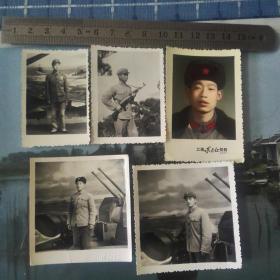 六十年代舟山解放军老照片五张