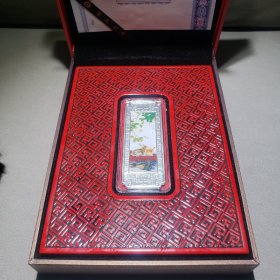 沈阳造币厂 2011年玉兔呈祥30克银条 生肖兔年30克纯银银条wk180