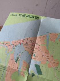 1985年九江交通旅游图