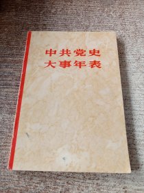 中共党史大事年表