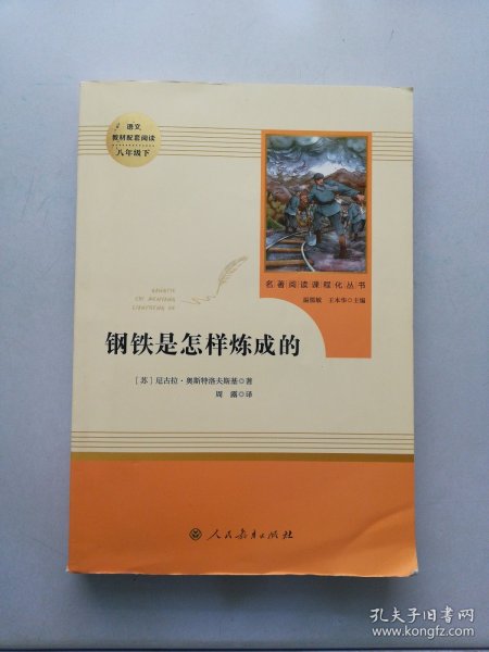 统编语文教材配套阅读 八年级下：钢铁是怎样炼成的/名著阅读课程化丛书